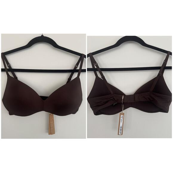 SKIMS Body Push Up Bra in Espresso - Picture 1 of 5